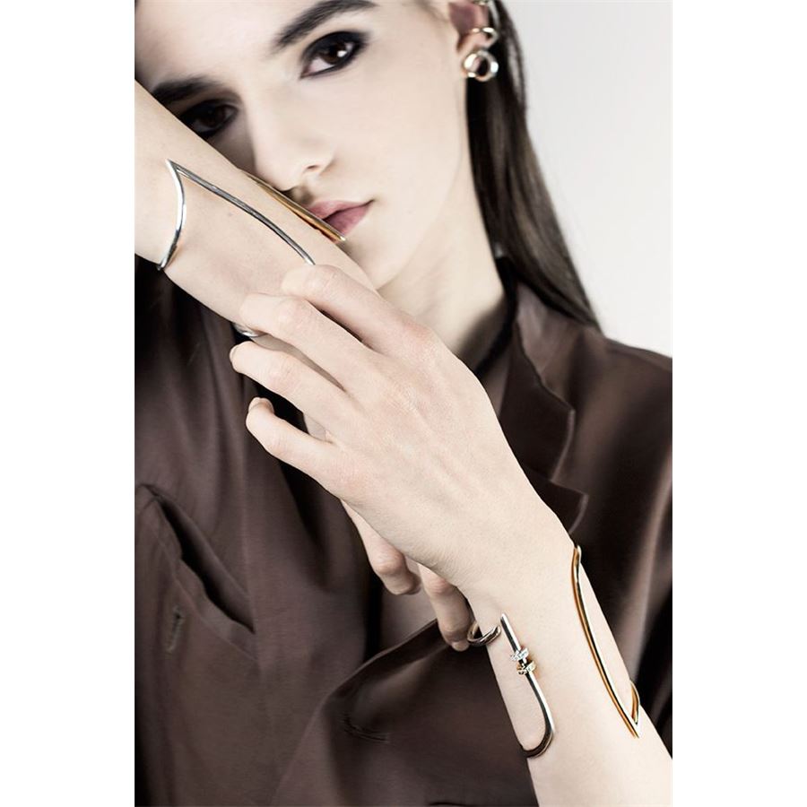 Bracciale 'Neon' con bulloni NEON | BR4F APERTOAGBR 2 BULL PAVÈ